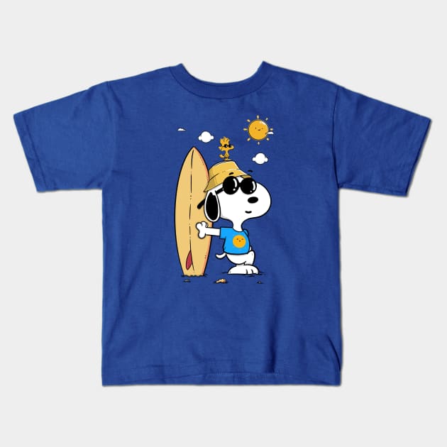 SUMMERTIME Kids T-Shirt by Artthree Studio